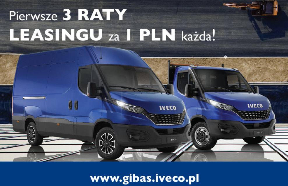 Pierwsze 3 raty leasingu - za 1 PLN każda!